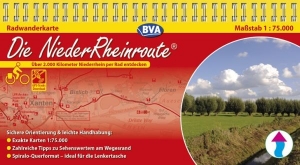 Neuauflage der Radwanderkarte zur Niederrheinroute